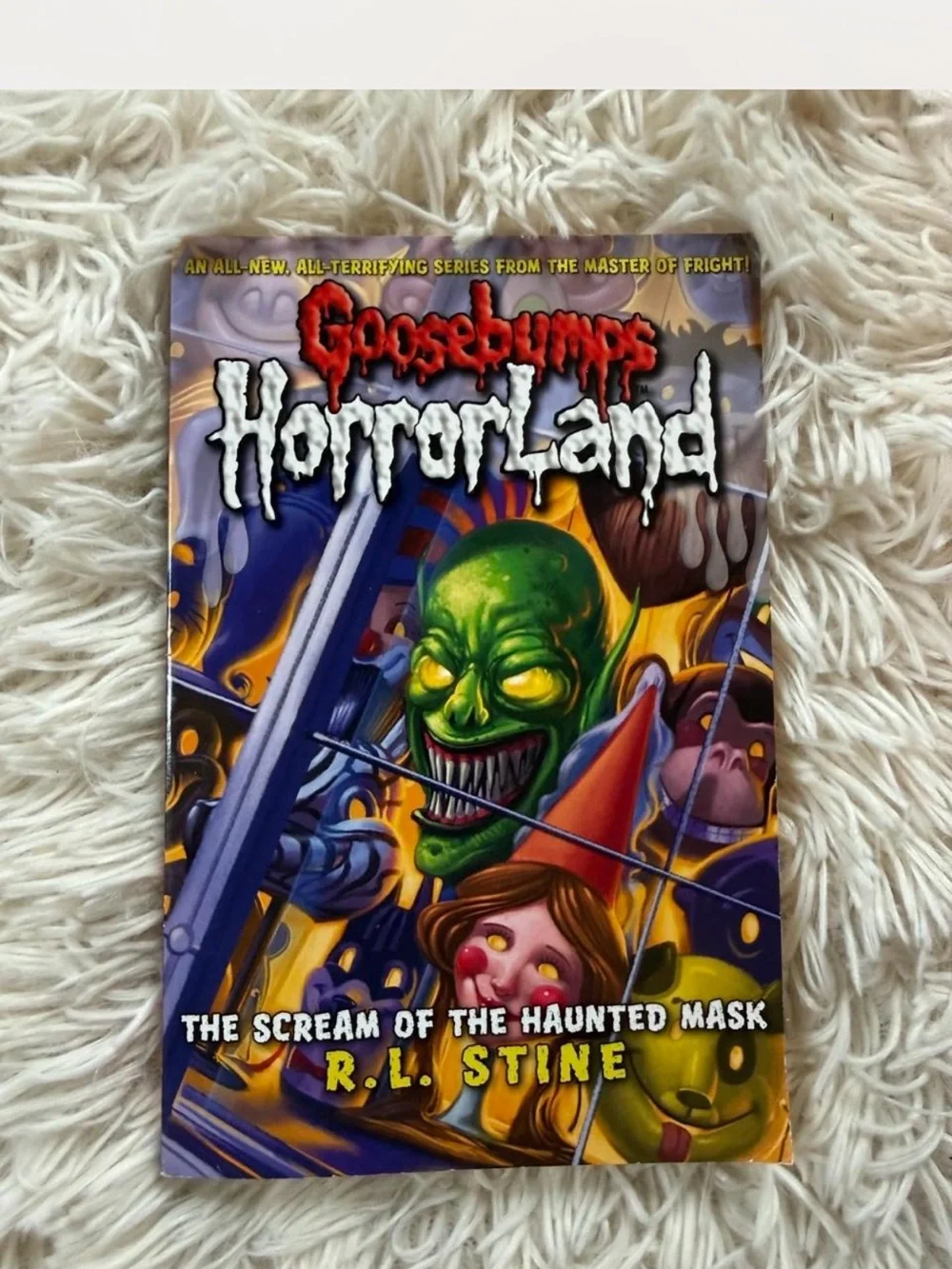 Scholastic Goosebumps HorrorLand Paperback Set - Green, Red, Blue, Purple Covers